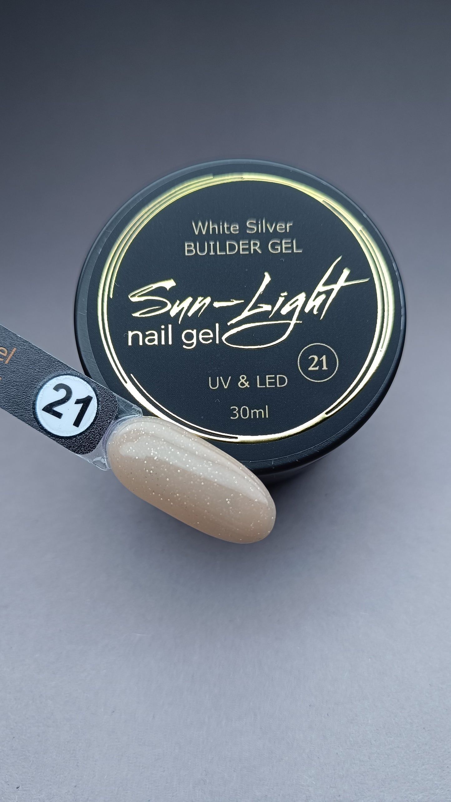White Silver Builder Gel(HEMA-TPO free)