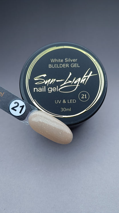 White Silver Builder Gel(HEMA-TPO free)
