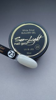 White Silver Builder Gel(HEMA-TPO free)