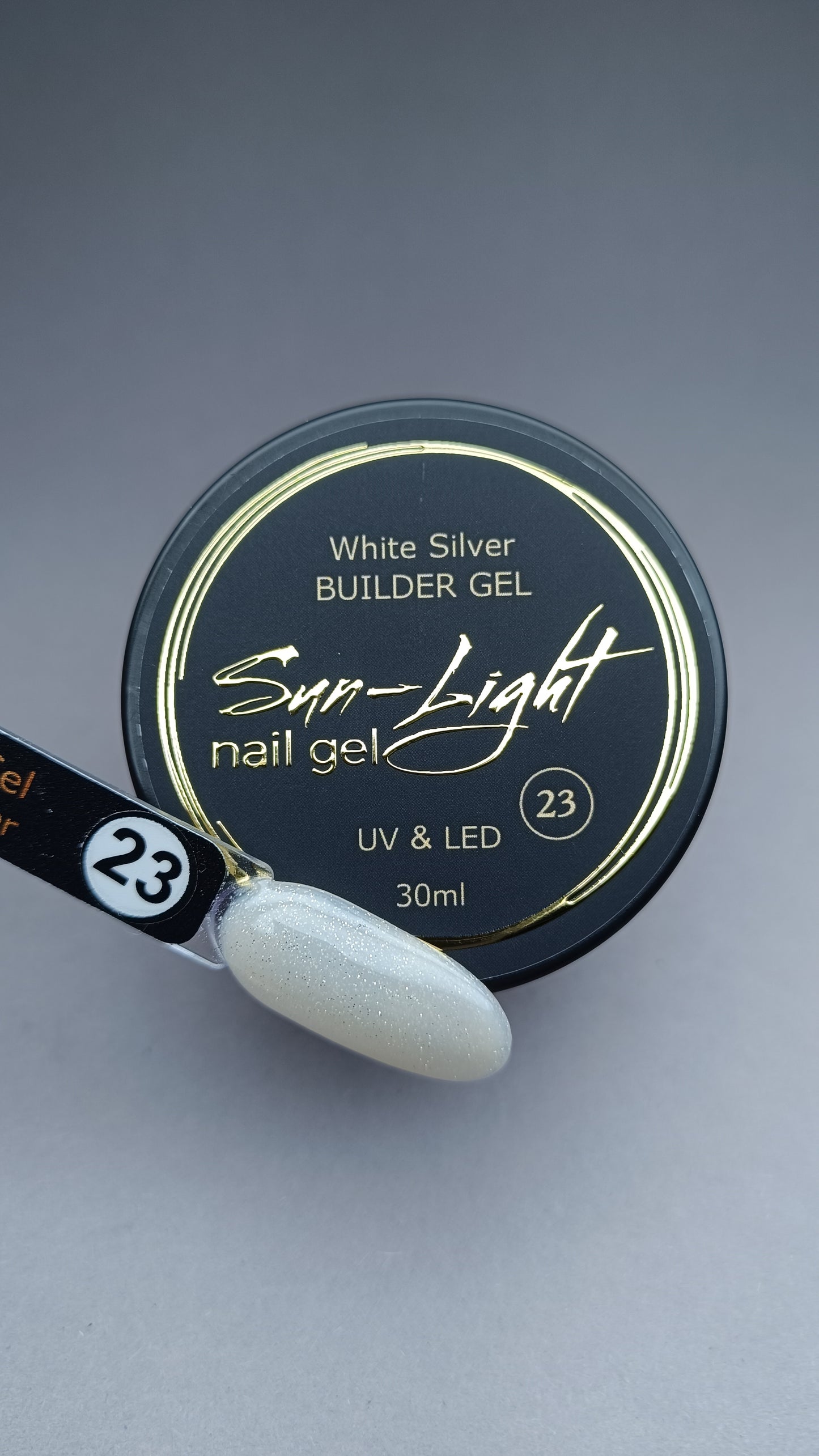 White Silver Builder Gel(HEMA-TPO free)