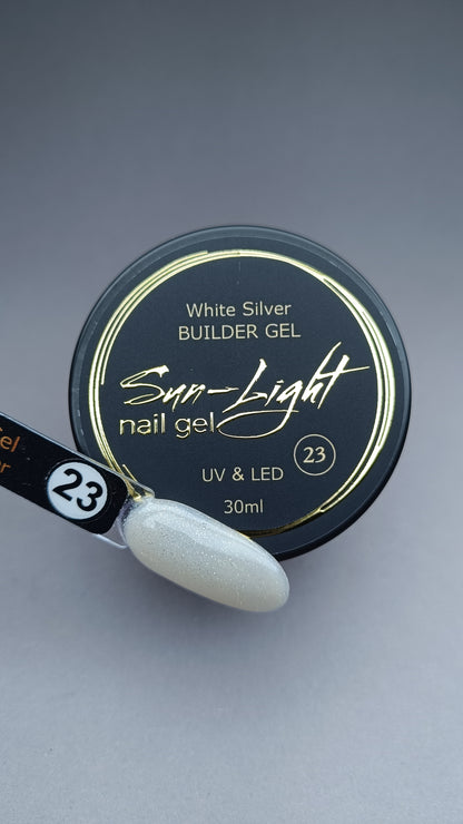 White Silver Builder Gel(HEMA-TPO free)